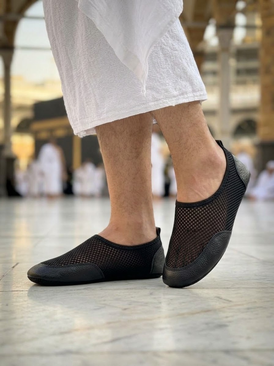 خف الإحرام شبكة (يسمح بدخول الهواء)