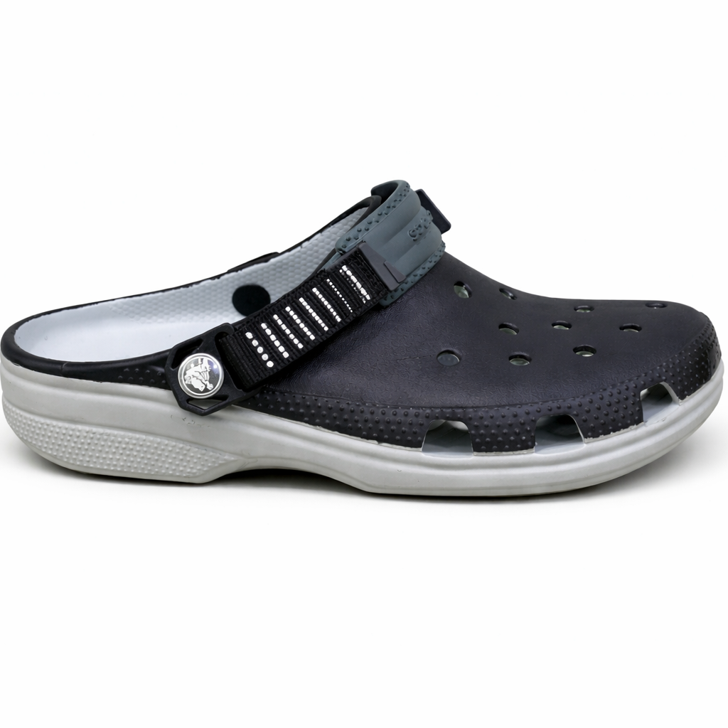 CROCS classic turbo clog noir et gris