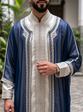 👑 طقم القفطان المغربي الملكي الفاخر (3 قطع) 👑
