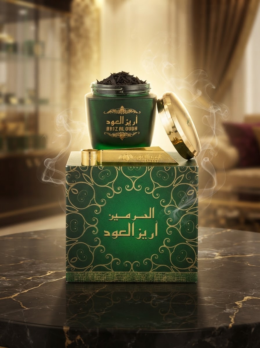 بخور أريز العود الإماراتي الفاخر - عبق الأصالة والفخامة في منزلك".