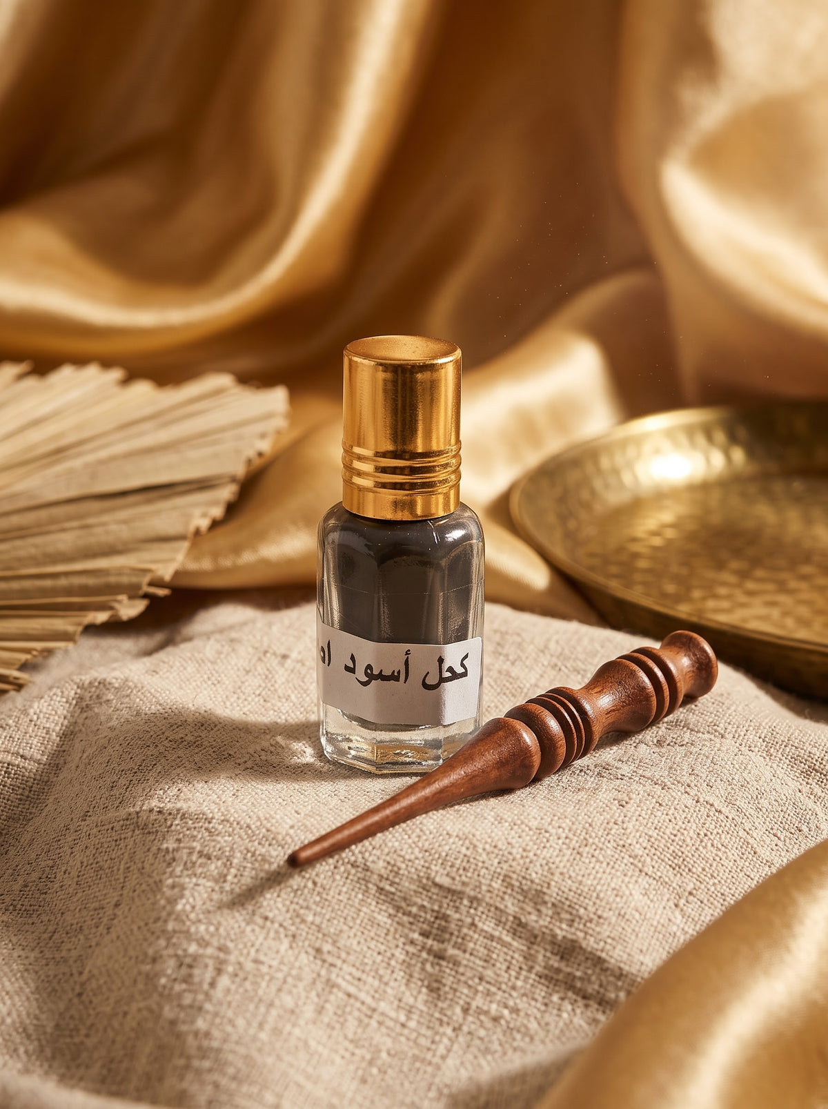 ✨ كحل الأثمد الأصفهاني الأسود الأصلي (6 مل) – صافي 100% بدون ماء ورد ✨