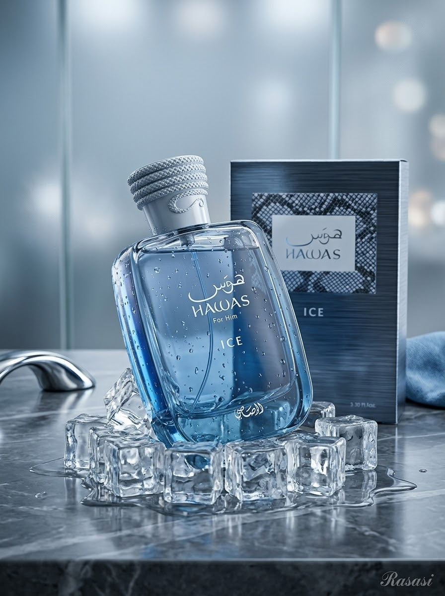 ❄️ عطر هوس أيس للرجال (Hawas Ice by Rasasi) - 100 مل ❄️