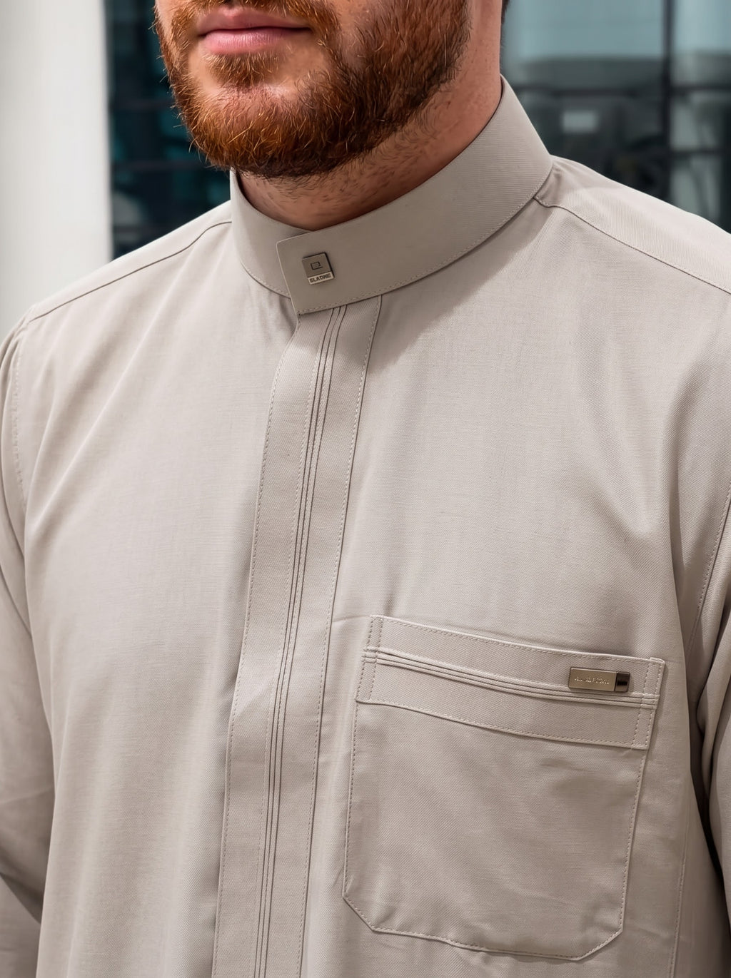 👔 قميص "القطري" قماش خفيف فاخر – القَصّة السعودية الأصيلة