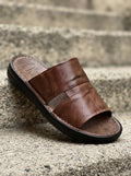 SOFTLAND claquette marron