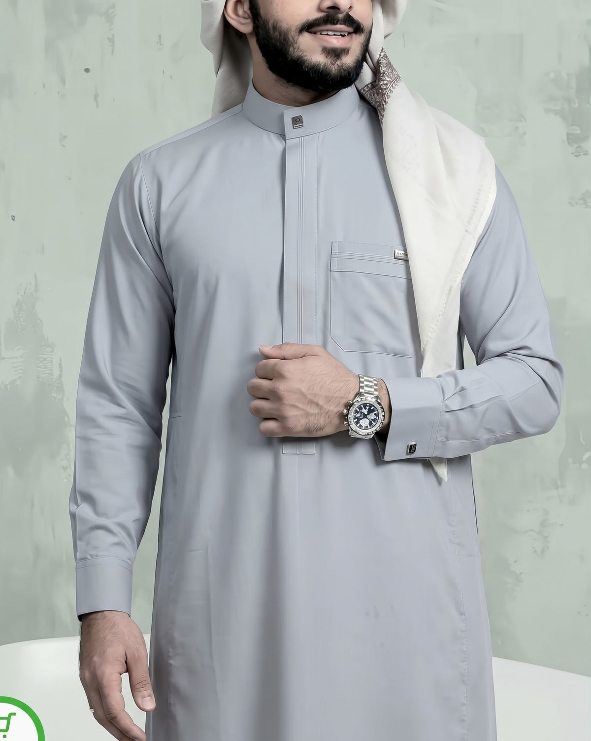 👔 قميص "القطري" قماش خفيف فاخر – القَصّة السعودية الأصيلة