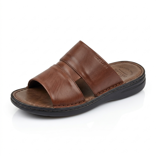 SOFTLAND claquette marron
