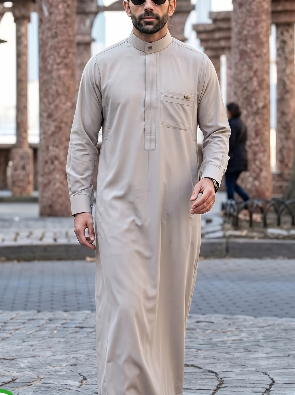👔 قميص "القطري" قماش خفيف فاخر – القَصّة السعودية الأصيلة