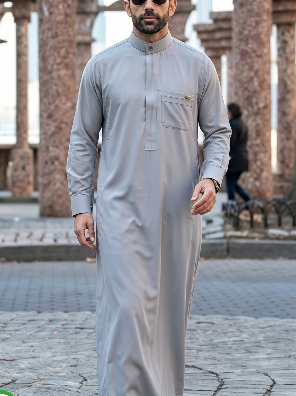 👔 قميص "القطري" قماش خفيف فاخر – القَصّة السعودية الأصيلة