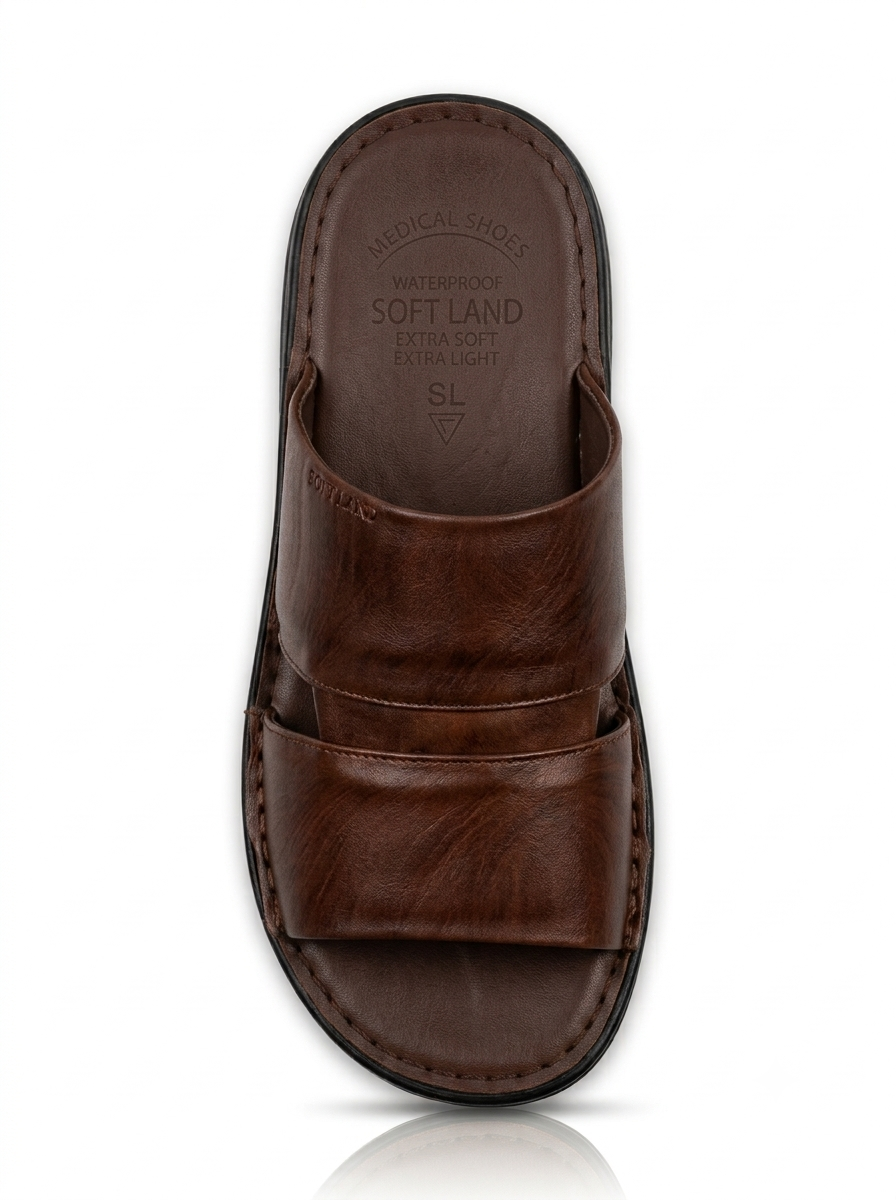 SOFTLAND claquette marron